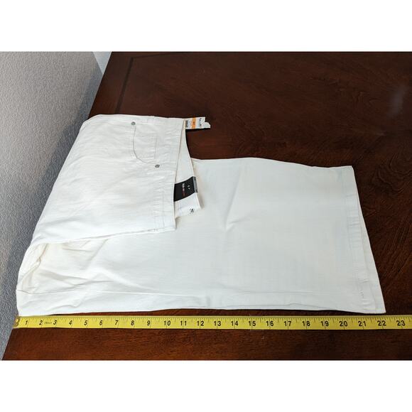 Style & Co Capri 24W White‎ Denim Tummy Control Panel Mid Rise Casual Everyday - Picture 8 of 12